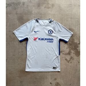 Chelsea 2017/18 Season Away Jersey Size Small Blank Nike Premier League Gray